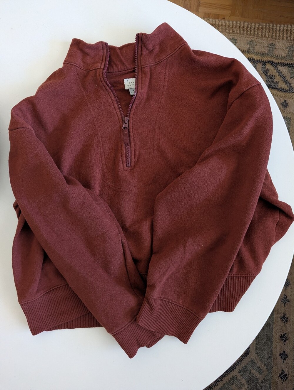 A New Day Halfzip Pullover Long Sleeve Sweater